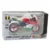 LEAN TOYS Motocikel športni kovinski, rdeče-zelen, 1:12