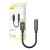 Baseus L54 Audio Adapter USB-C + mini jack 3,5mm (Black) (6953156297845)