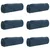 Pokrivači za bacanje 6 pcs Mornarsko plava 280 x 210 cm Runo