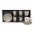 Sigma Set za kafu 6/1, 200ml, Porcelan, Cof/Krem, RXG-N251059C
