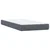 vidaXL Box Spring postelja z vzmetnico Temno siva 80x220 cm Velvet