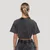 GymBeam Women‘s Abyss Cropped T-shirt Charcoal