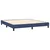 Vidaxl Box spring postelja z vzmetnico LED modra 160x200 cm blago
