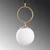 Conceptum Hypnose Luster Ring-13433, 41-127cm, 3xE14, 40W, Zlatne boje