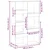 Regal za knjige boja hrasta 100x33x155,5 cm konstruirano drvo