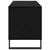TV ormar Crni hrast 100 x 34,5 x 44,5 cm Obrađeno drvo i čelik
