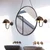 Opviq Zidna lampa Togg-14821, 20x35x27cm, IP20, Bronzana boje