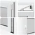 Prozor za podrum RISOR 90 x 60 cm PVC i staklo Bijela