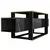 TV komoda Hanah Home Bianco Black Gold