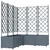 Vrtna saksija 5 pcs Svijetlo siva 120 x 120 x 143 cm Plastika