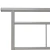 Okvir za krevet sivi metalni 90 x 200 cm