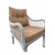 HANAH HOME Baštenska garnitura Hisar 3+1+1 Beige White