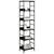 Polica Crni hrast 50 x 33 x 188,5 cm Konstruirano drvo
