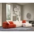 Atelier del Sofa Ugaona garnitura Flamingo, 355x170x105 cm, Krem-narandžasta