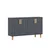 Hanah Home Konzola Vincent, 120x73,6x29,6 cm, Antracit