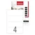 Optima etikete 100/1 192x70 ( 32143 )