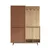 Hanah Home Komplet predsoblja OS1-SK, 147.4x35.5x195.6 cm, Braon