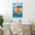 Slika pastelno mesto z ladjami - 30x40