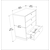HANAH HOME Komoda Sahra Oak White