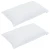 Jastuk s jastukom 2 pcs Bijelo 40 x 80 cm Pamuk