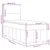 Vidaxl Box spring postelja z vzmetnico črna 80x200 cm blago