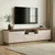 Hanah Home TV komoda Sentinel, 160 cm, travertin / orah Milano