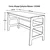 Hanah Home radni sto CPT4632-125, 125 cm, tikovina
