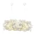 Opviq Luster Serene White Oblak, 90x45cm, Beli