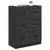 Ormar s ladicama Crna 66 x 34,5 x 87 cm Konstruirano drvo