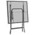Vrtni stol od ekspandirane metalne mreže 60x60x72 cm antracit