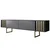HANAH HOME TV polica Gold Line Anthracite Gold