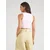 ONLY Top ONLVILMA pastelno roza