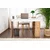 Hanah Home Stilski radni sto Vesper, 130 x 72 x 50 cm, Beli