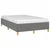 Vidaxl Posteljni okvir brez vzmetnice temno siva 120x190 cm blago