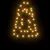 Ukrasna božićna svjetla sa šiljcima 3 kom drvce 50 LED 30 cm