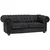 Landscape CHESTERFIELD ZOFA, temno siva tekstil