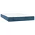 Vidaxl Box spring postelja z vzmetnico temno modra 120x200 cm žamet