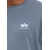 ALPHA INDUSTRIES Majica golobje modra/bela