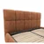 MID.YOU OBLAZINJENA POSTELJA 160 cm x 200 cm , les, tekstil, leseni material opečnato rjava