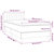 vidaXL Box spring postelja z vzmetnico LED tem. zelena 90x200 cm žamet