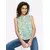 heine Bluza  modra / apno / pastelno zelena