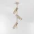 Brilagi - LED RGBW prigušiva luster na stalku BRANCH 3xGU10/6,5W/230V bež