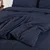 Flanelna posteljnina Navy EMI