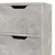 Komoda siva boja betona 90 x 30 x 72 cm konstruirano drvo