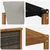 Set vanjskih sofa s jastukom 10 pcs Prirodna i Svjetlosiva