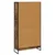 Ormarić za knjige 2 pcs Dimni hrast 80 x 30 x 155 cm