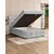 BOX KREVET VEGA 120/200 cm , svetlosiva