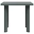 Vidaxl Vrtna miza 80x75x72 cm plastika
