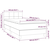 Vidaxl Box spring postelja z vzmetnico LED modra 100x200 cm blago
