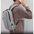 NCC-15-KLB011 Gembird Ranac poslovni Sivi za laptop 15,6inc 41x28x12cm USB konektor, 420g